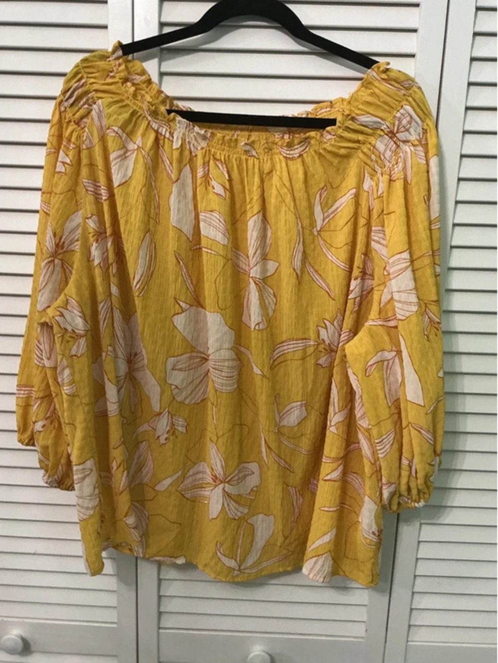 2X Floral Blouse #317